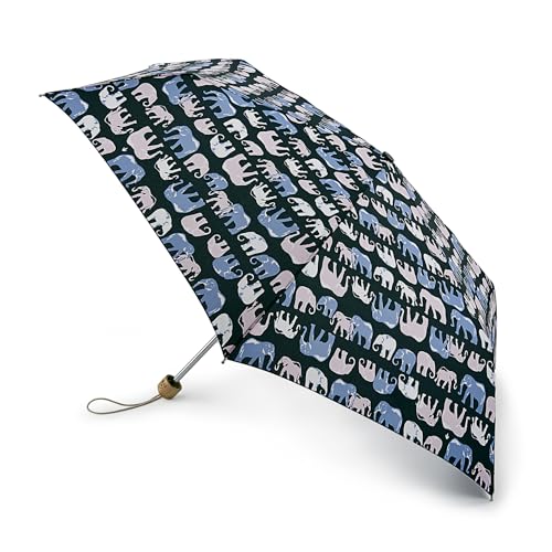 Fulton Eco Planet Regenschirm, UV-Motiv Marsch-Elefanten von Fulton