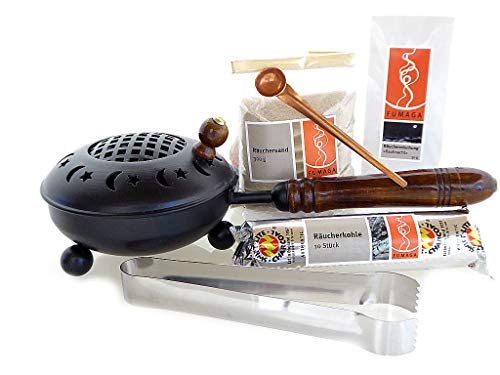 Fumaga – 6 TLG. Set „Rauhnächte“ 30 g mit Räucherpfanne „Ali Baba“ Fumaga – 6 TLG. Set „Rauhnächte“ 30 g mit Räucherpfanne „Ali Baba“ von Fumaga