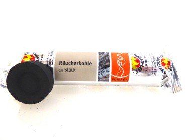 Fumaga - Räucherkohletablette Ø 33 mm - 1 Rolle/10 St. - selbstzündend Fumaga - Räucherkohletablette Ø 33 mm - 1 Rolle/10 St. - selbstzündend von Fumaga