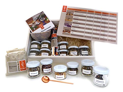 Fumaga – Räucherset in Holzkiste „Meine kleine Räuchermanufaktur“ - Räuchermischungen kreativ selbst gestalten - Fumaga – Räucherset in Holzkiste „Meine kleine Räuchermanufaktur“ - Räuchermischungen kreativ selbst gestalten - von Fumaga