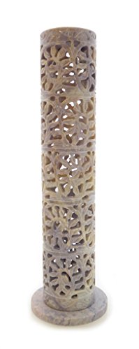 Fumaga - Räucherturm Räucherstäbchenhalter „Mahal“ aus Speckstein H: 27 cm Fumaga - Räucherturm Räucherstäbchenhalter „Mahal“ aus Speckstein H: 27 cm von Fumaga