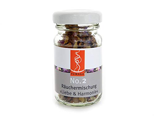Fumaga - wertvolle Räuchermischung No.2 Liebe & Harmonie 50 ml – optional mit Räucherlöffel Fumaga - wertvolle Räuchermischung No.2 Liebe & Harmonie 50 ml – optional mit Räucherlöffel von Fumaga