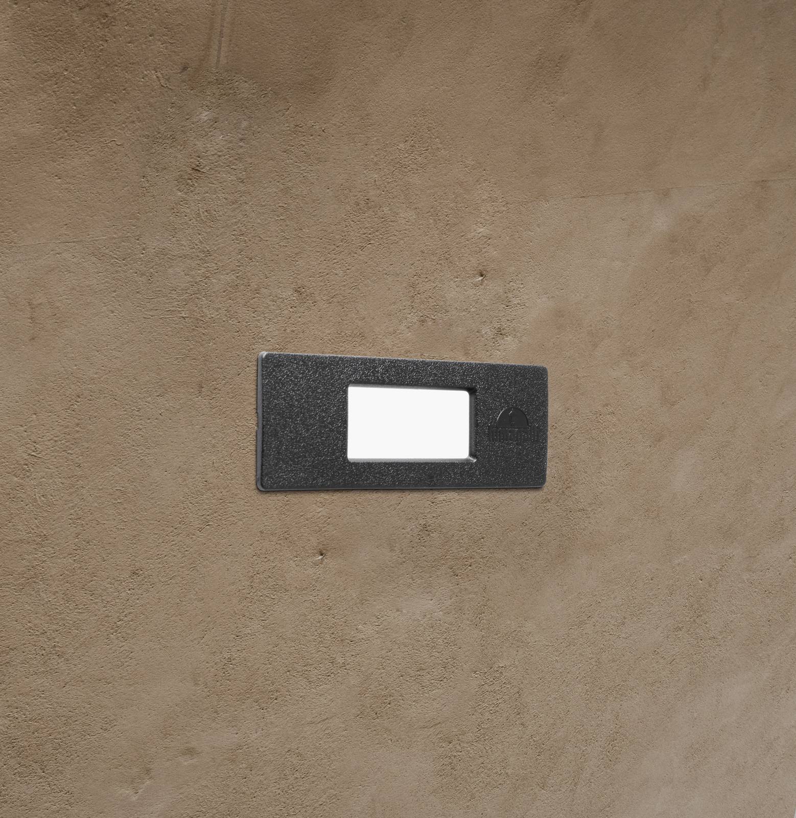 Einbauleuchte Nina IP55 schwarz/opal 15 cm R7S CCT Kunstharz von Fumagalli