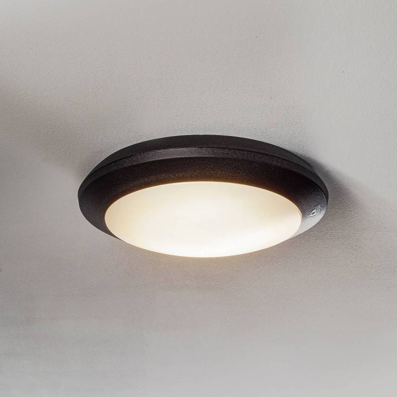 LED-Außenwandlampe Umberta schwarz, CCT von Fumagalli