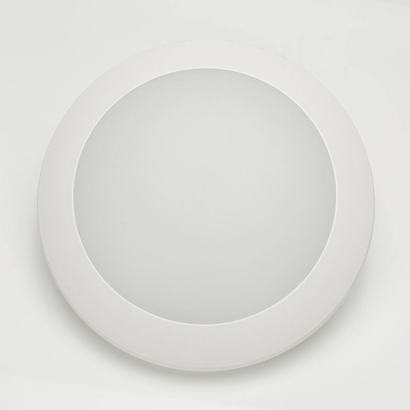 LED-Außenwandleuchte Berta Ø 27,5cm weiß 11W CCT von Fumagalli
