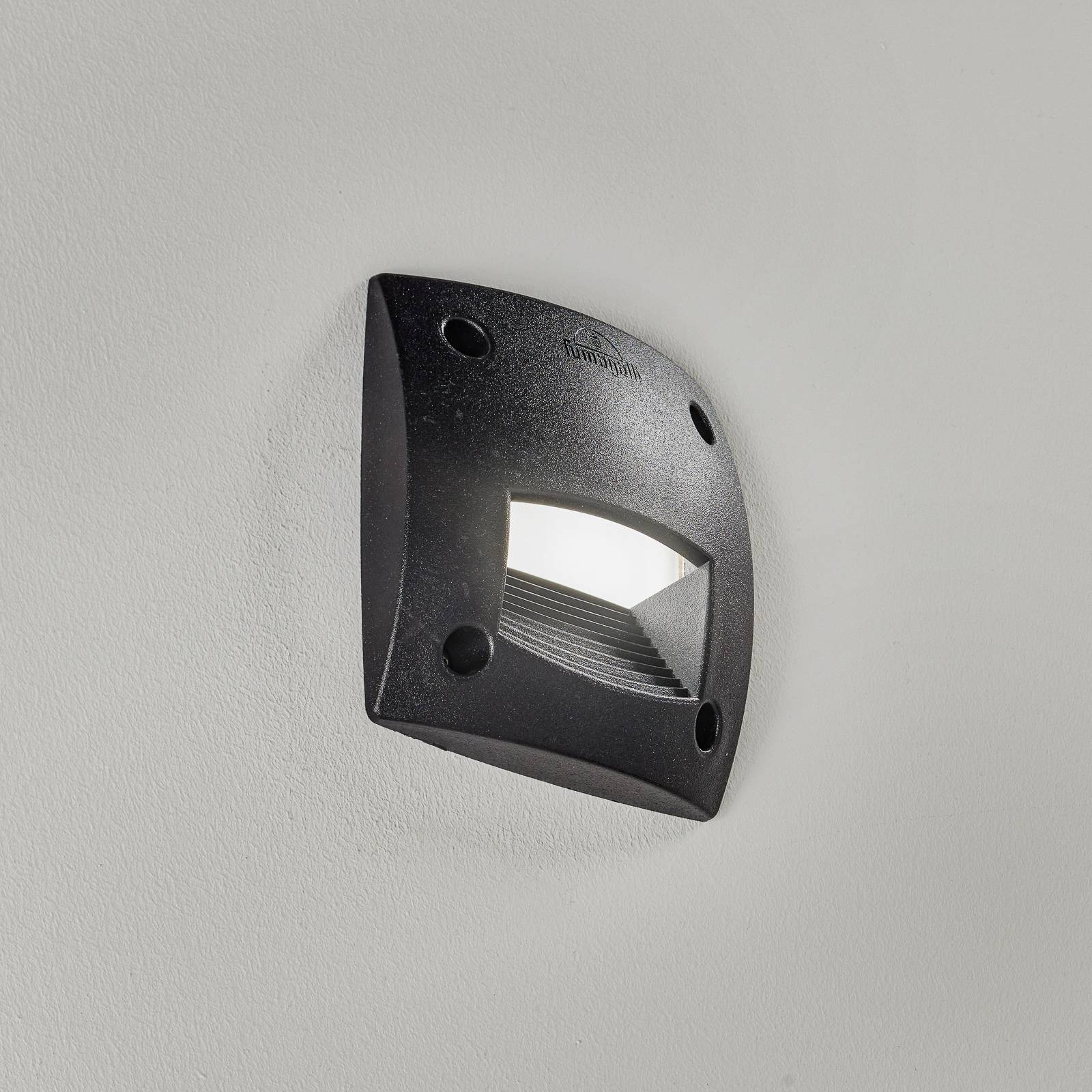 LED-Einbaulampe Leti 100 Square-ST schwarz, CCT von Fumagalli