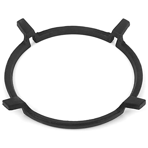 Fumanduo 1 Stück Gusseisen Wok Ring Universal rutschfeste Herd Untersetzer Gaskochfelder Aufsatzring Wok Stützring Runder Gasherd Brenner Ständer Gasherd Aufsatz für Gasherd Cooker von Fumanduo