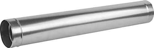 Fumio Ofenrohr Rohrbogen 90° 45° Drosselklappe Ø110mm 0,5mm FAL feueraluminiert rostfrei verzinkt (Ofenrohr 100cm) von Fumio