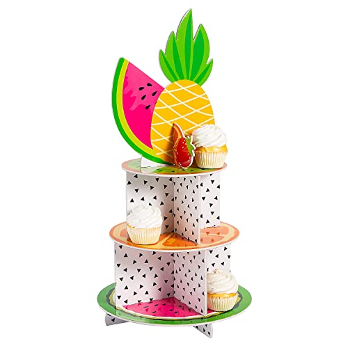Fun Express 14208773, mehrfarbig, Tutti Frutti Cupcake-Ständer aus Schaumstoff, 30,5 x 59,1 cm, 1 Stück, Schaumstoffplatte Fun Express 14208773, mehrfarbig, Tutti Frutti Cupcake-Ständer aus Schaumstoff, 30,5 x 59,1 cm, 1 Stück, Schaumstoffplatte von Fun Express