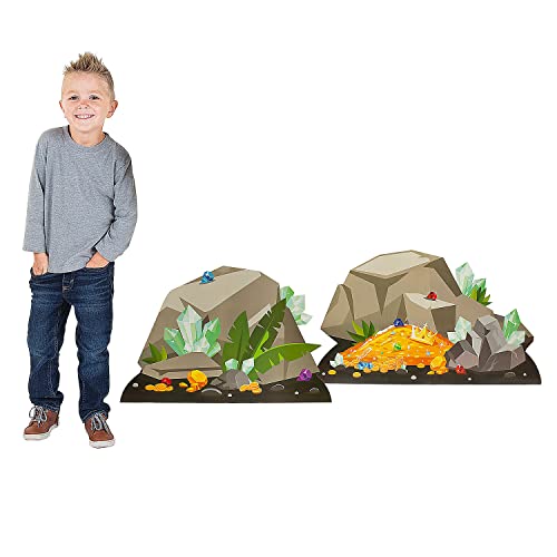 Treasure Hunt VBS Jewel Stand-Ups - Party Decor - 2 Stück von Fun Express