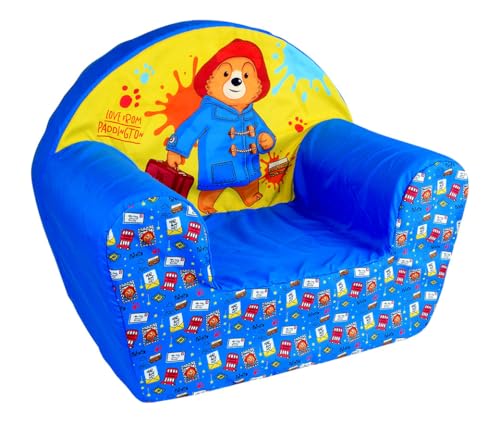 FUN HOUSE Clubsessel für Kinder Paddington aus Schaumstoff | H 42 x B 52 x T 33 cm | Herkunft Frankreich | Kollektion Paddington | Bezug waschbar | Dekoration Kinderzimmer | Geschenkidee ab 12 Monaten von Fun House
