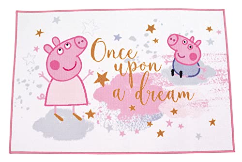 Fun House 713629 Peppa Pig Teppich für Kinderzimmer, 120 x 80 cm von Fun House