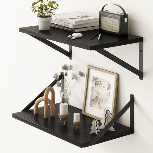 Fun Memories Schwebende Regale, 45,7 x 25,4 cm, Schwarz von Fun Memories