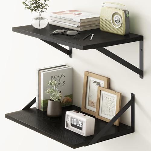 Fun Memories Schwebende Regale, 45,7 x 30,5 cm, Schwarz von Fun Memories