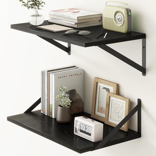 Fun Memories Schwebende Regale, 50,8 cm B x 30,5 cm, Schwarz Fun Memories Schwebende Regale, 50,8 cm B x 30,5 cm, Schwarz von Fun Memories