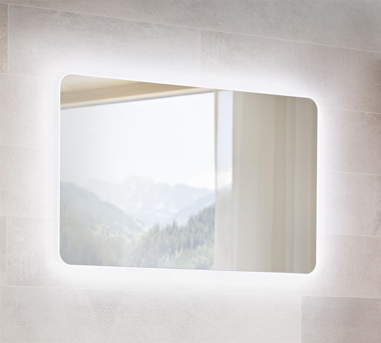 Badezimmer Spiegel FERMO inklusive LED- Beleuchtung Badezimmer Spiegel FERMO inklusive LED- Beleuchtung von Fun Moebel