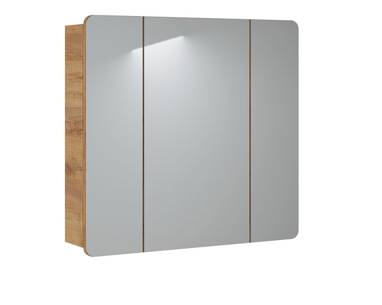 Badezimmer Spiegelschrank FERMO 80 cm von Fun Moebel