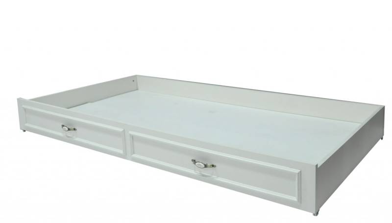 Bettschubkasten DIANA B/H/T: 97x20x195cm Altweiss von Fun Moebel