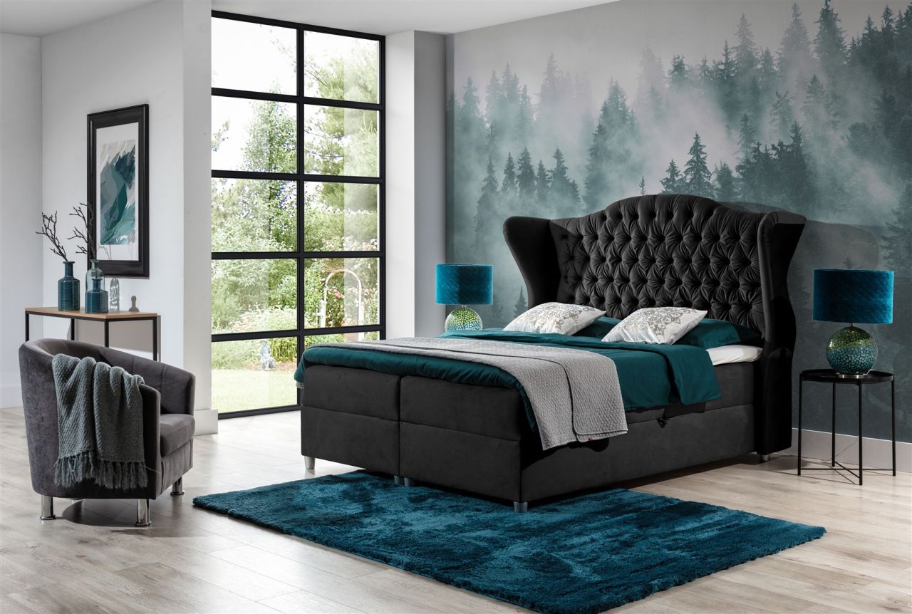 Boxspringbett Schlafzimmerbett DAMLA 120x200cm in div. Farbvarianten Boxspringbett Schlafzimmerbett DAMLA 120x200cm in div. Farbvarianten von Fun Moebel
