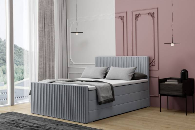 Boxspringbett Schlafzimmerbett MONTY DELUX 180x200cm inkl.Bettkasten Boxspringbett Schlafzimmerbett MONTY DELUX 180x200cm inkl.Bettkasten von Fun Moebel