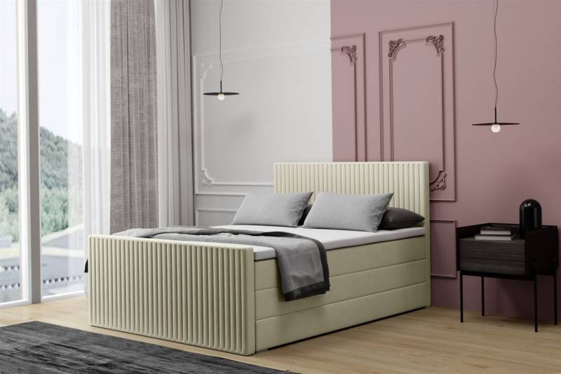 Boxspringbett Schlafzimmerbett MONTY DELUX 200x200cm inkl.Bettkasten Boxspringbett Schlafzimmerbett MONTY DELUX 200x200cm inkl.Bettkasten von Fun Moebel