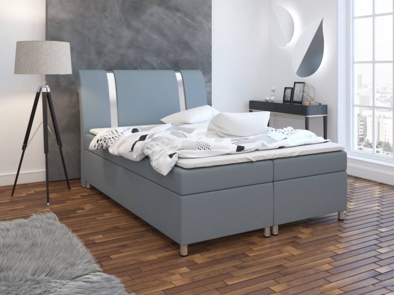 Boxspringbett Schlafzimmerbett TIAN 200x200cm inkl.Bettkasten von Fun Moebel