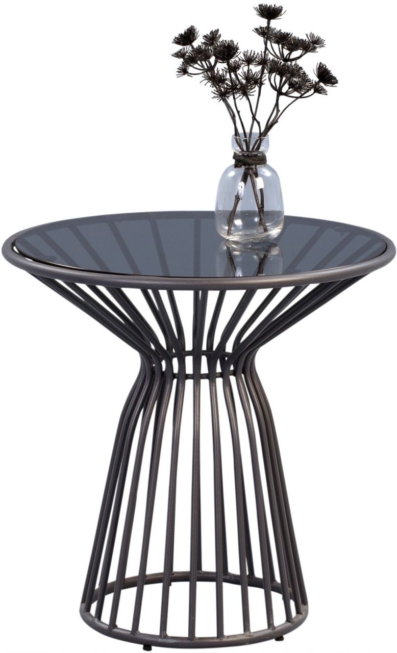 Couchtisch Beistelltisch LIAM 50x50 cm Glas grau Couchtisch Beistelltisch LIAM 50x50 cm Glas grau von Fun Moebel