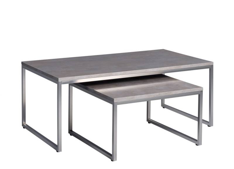 Couchtisch Satztisch 2er Set RADO Dekor Keramikoptik von Fun Moebel