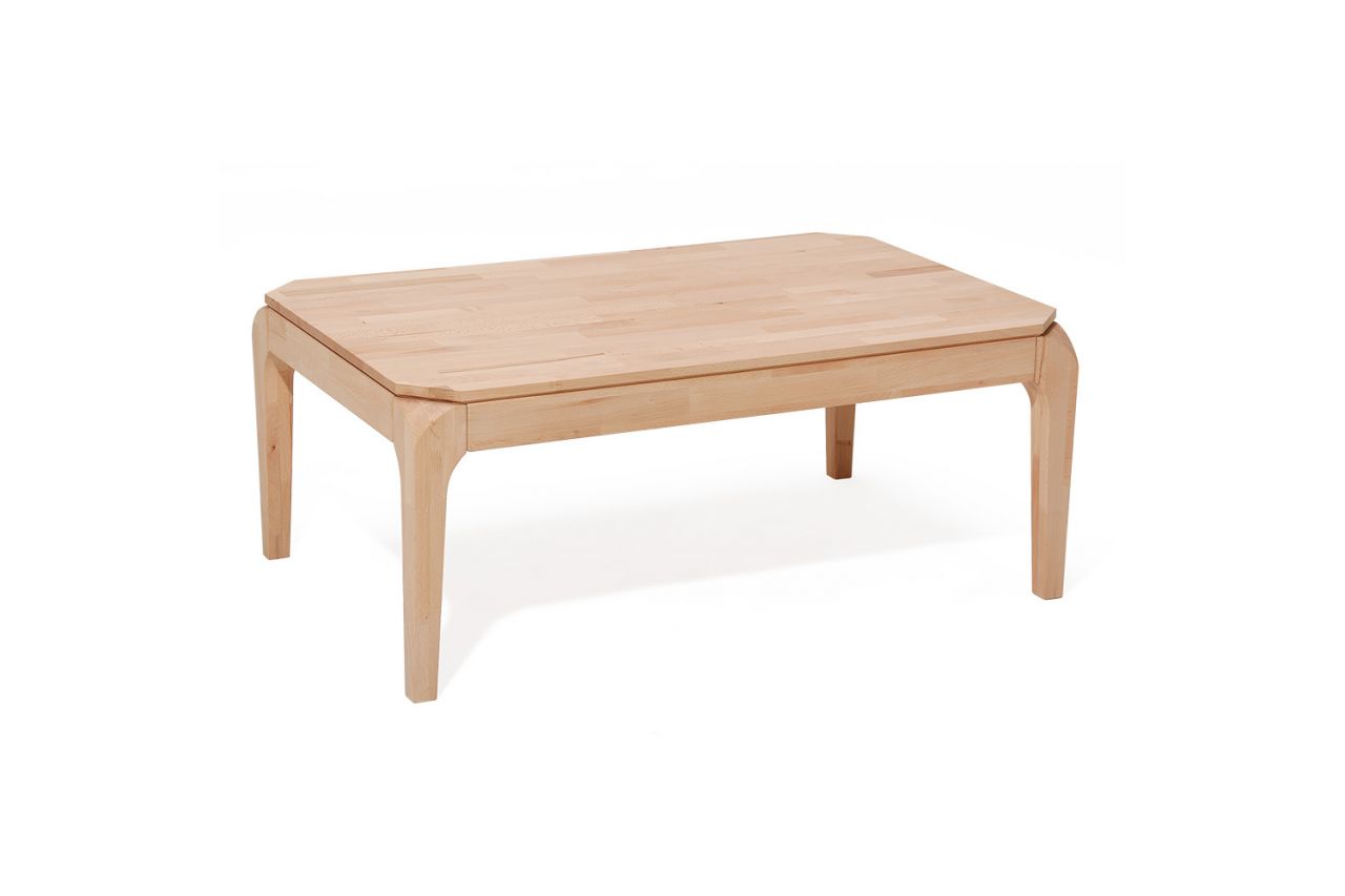 Couchtisch Tisch ARNORA Wildeiche Massivholz 80x80 cm von Fun Möbel