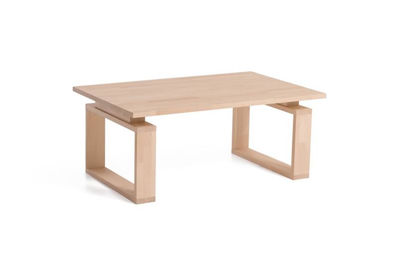 Couchtisch Tisch BIRGE Eiche Massivholz 110x70 cm von Fun Möbel