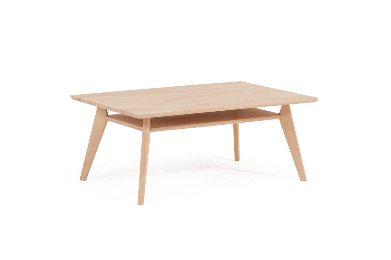Couchtisch Tisch CARLOS Buche Massivholz 120x80 cm von Fun Möbel