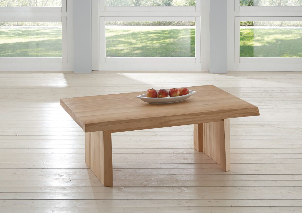 Couchtisch Tisch KELD Kernbuche Massivholz 140x80 cm von Fun Möbel
