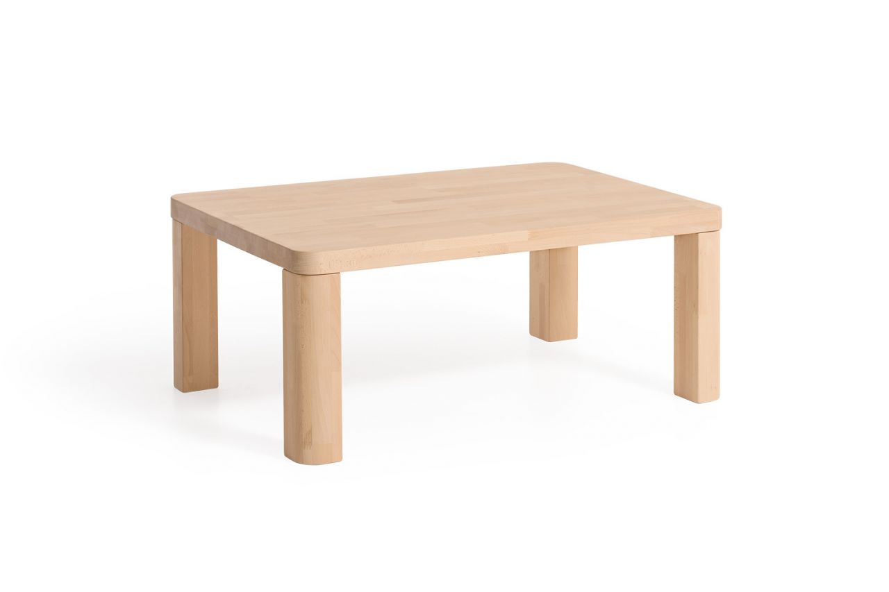 Couchtisch Tisch OSMO XL Eiche Massivholz 80x80 cm von Fun Möbel
