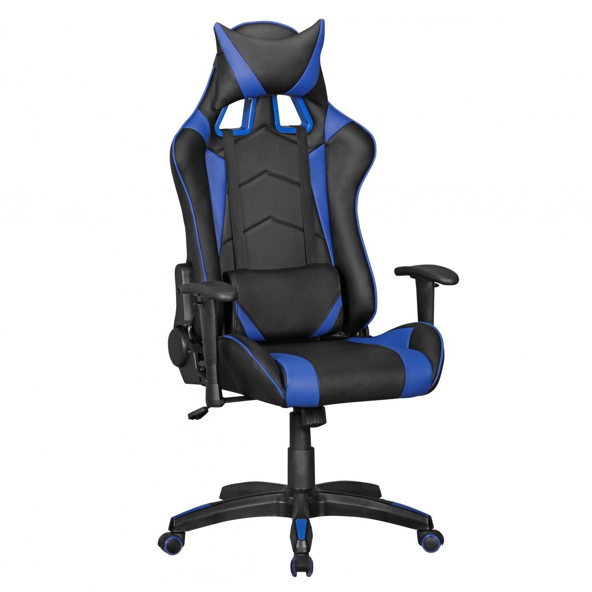 Drehstuhl Bürostuhl Chefsessel GAMING 1- Schwarz / Blau von Fun Möbel