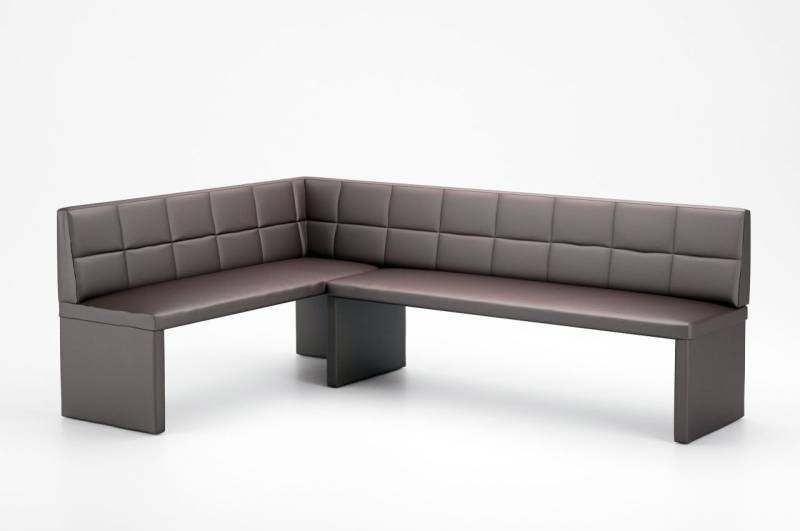 Eckbank Bank Küchenbank -Ruth XL / R -Kunstleder Braun 196 x 142 cm von Fun Moebel