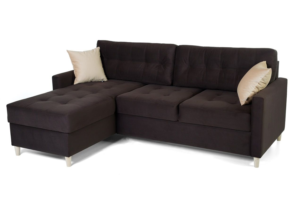 Ecksofa Schlafsofa MOLDE Stoff (Casablanca) Ottomane Links von Fun Moebel