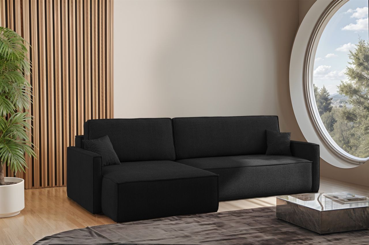 Ecksofa Schlafsofa Sofa LOUIS Stoff Scala Dunkelathrazit Ottomane Links Ecksofa Schlafsofa Sofa LOUIS Stoff Scala Dunkelathrazit Ottomane Links von Fun Moebel