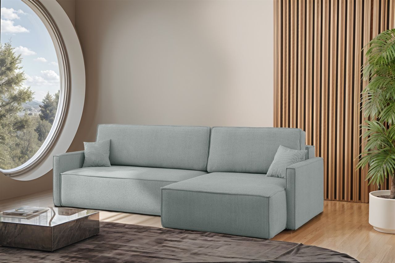 Ecksofa Schlafsofa Sofa LOUIS Stoff Scala Saphire Ottomane Rechts Ecksofa Schlafsofa Sofa LOUIS Stoff Scala Saphire Ottomane Rechts von Fun Moebel