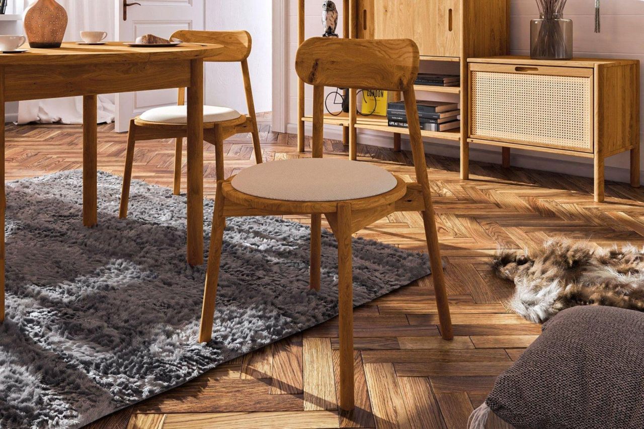 Esszimmerstühle Massivholzstühle SAGA 2er-Set Eiche Massivholz Esszimmerstühle Massivholzstühle SAGA 2er-Set Eiche Massivholz von Fun Möbel