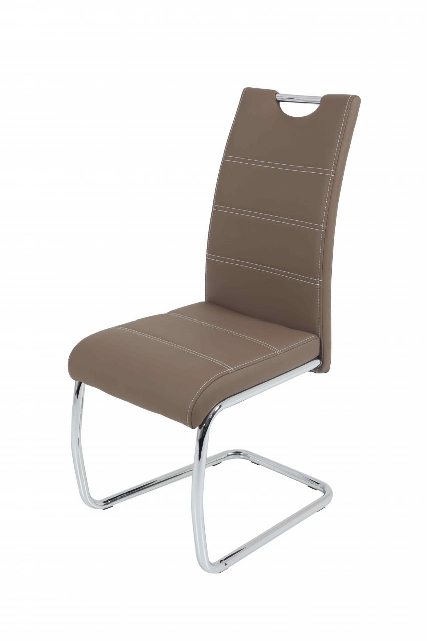 Esszimmerstühle Stuhl Freischwinger 2er Set ELENI Latte Esszimmerstühle Stuhl Freischwinger 2er Set ELENI Latte von Fun Möbel