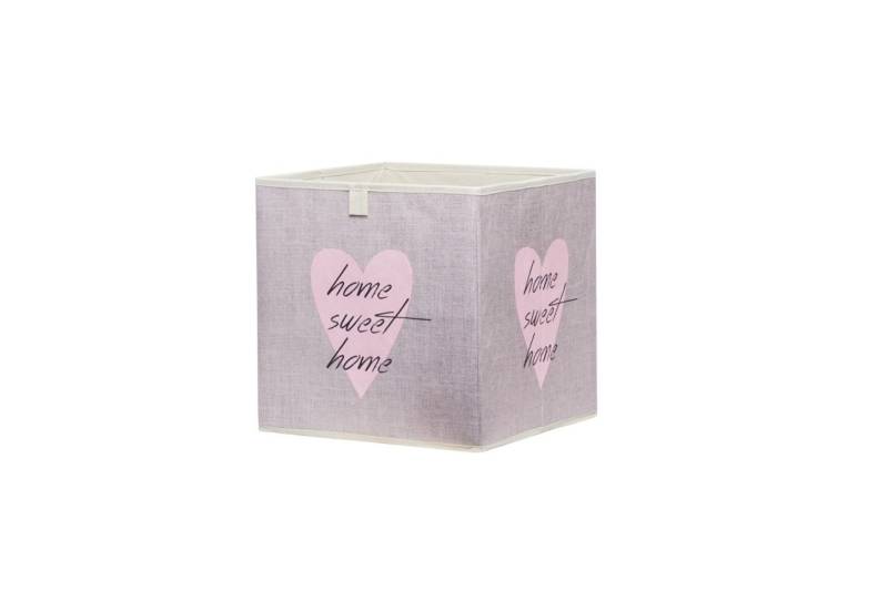 Faltbox Box - Delta -32 x 32 cm / 3er Set - Heart von Fun Moebel