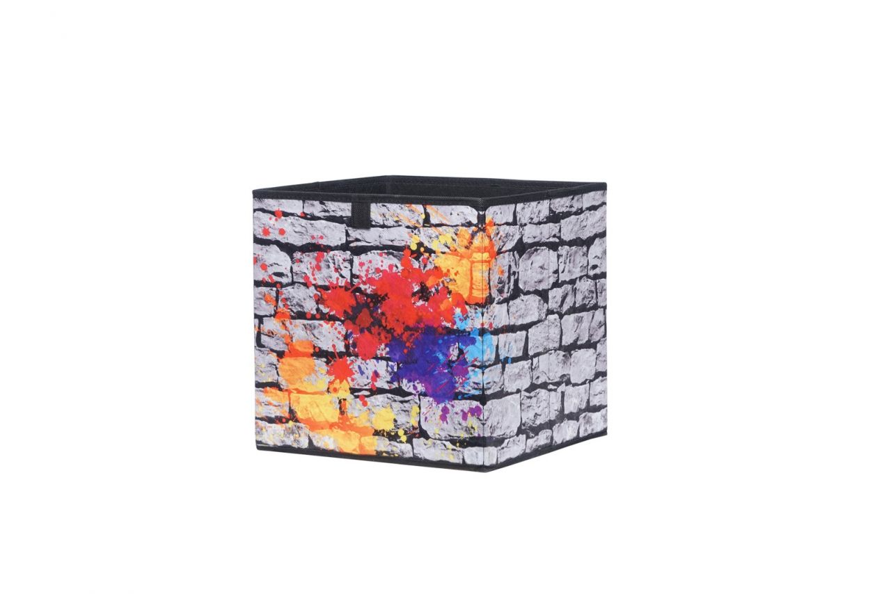 Faltbox Box - Delta -32 x 32 cm - Graffiti von Fun Moebel