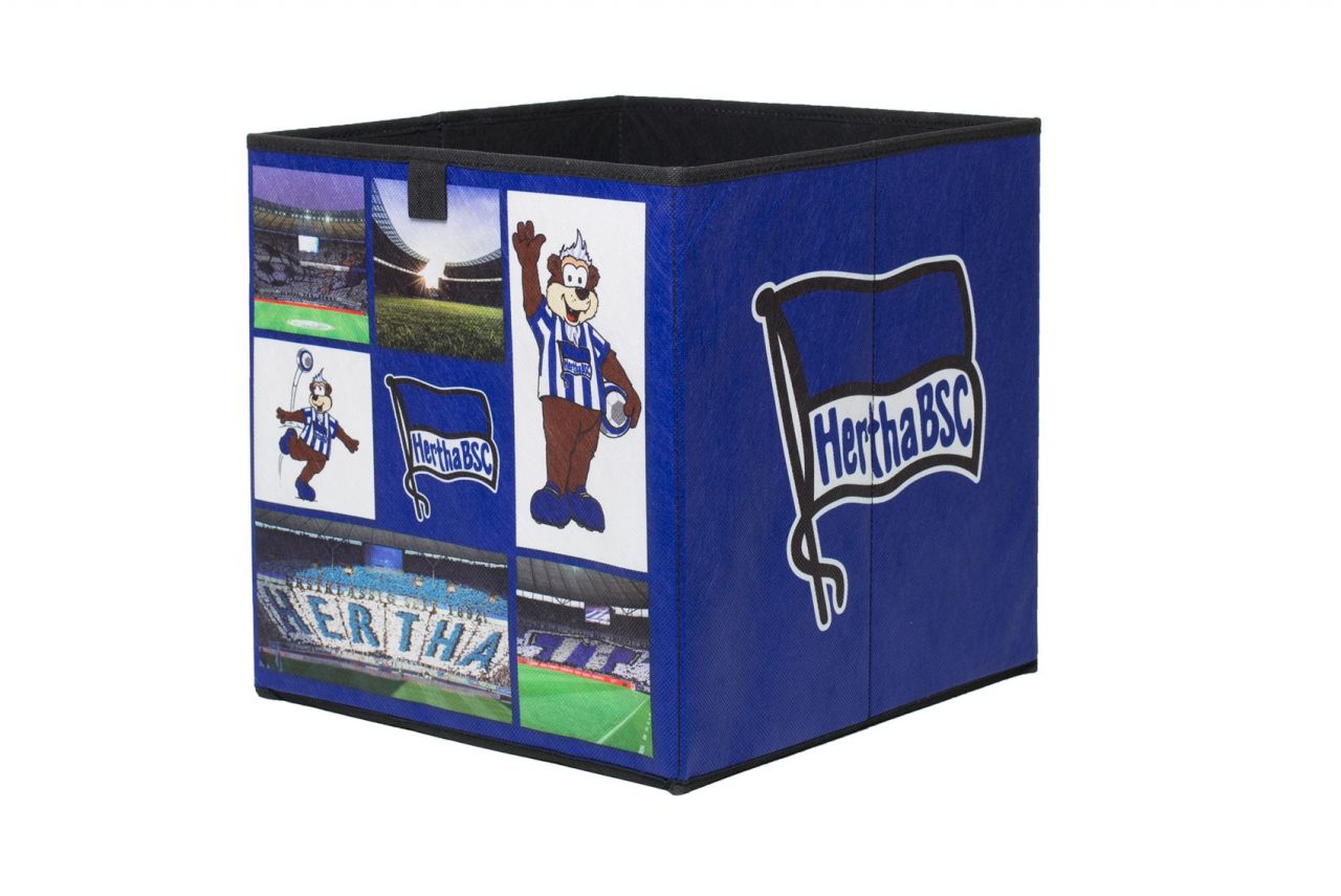 Faltbox Box - Hertha BSC / Nr.1 - 32 x 32 cm / 3er Set von Fun Moebel