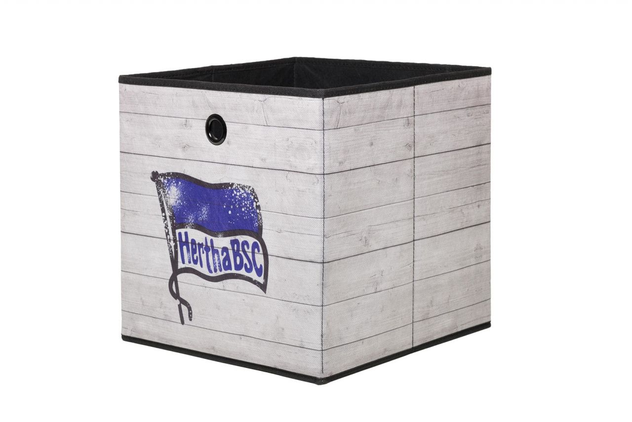 Faltbox Box - Hertha BSC / Nr.2 - 32 x 32 cm von Fun Moebel