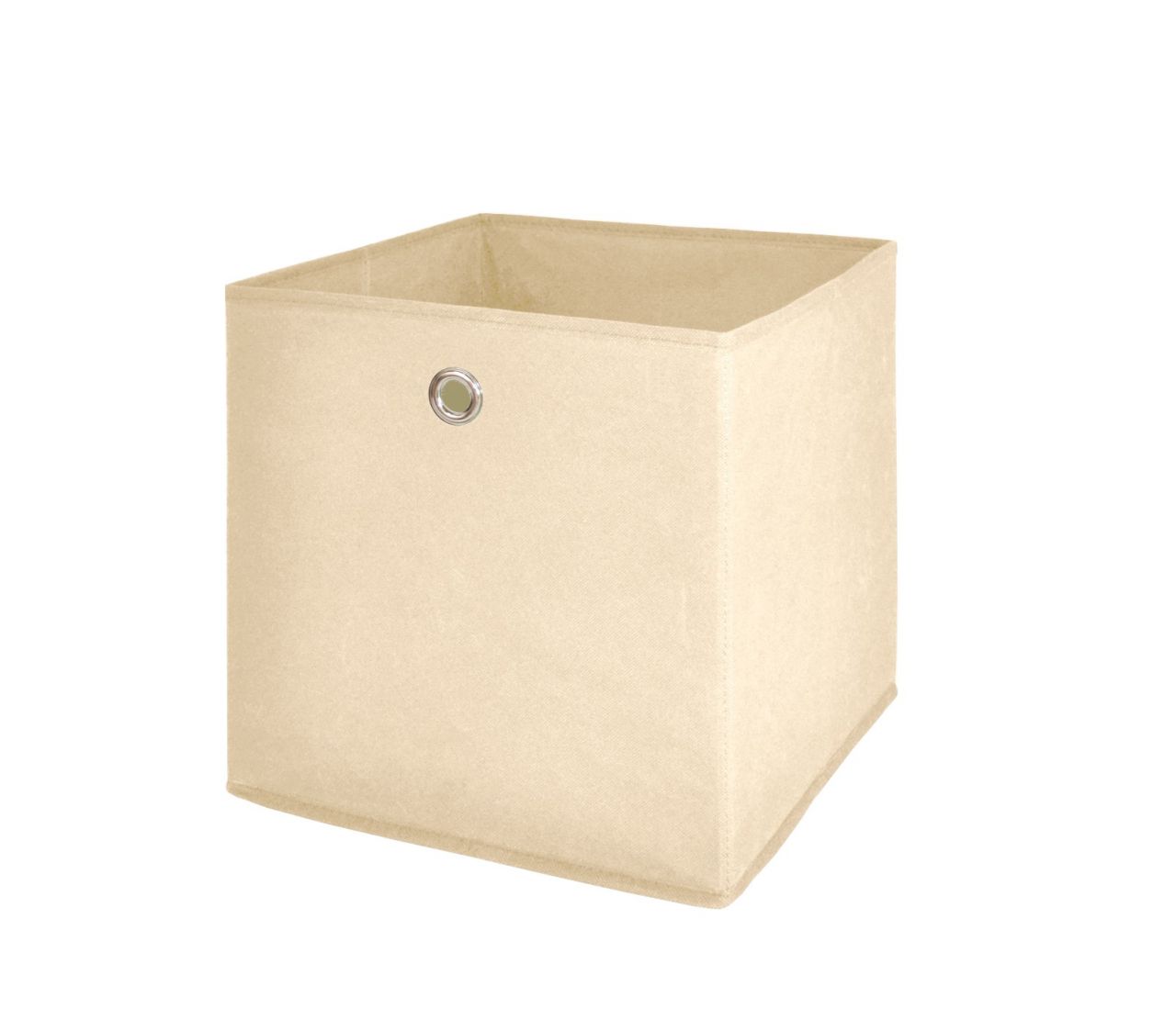 Faltbox Box Stoffbox- Delta - Größe: 32 x 32 cm / 3er Set - Beige von Fun Moebel