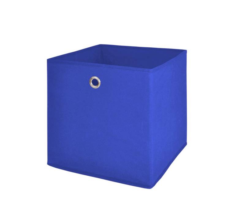 Faltbox Box Stoffbox- Delta - Größe: 32 x 32 cm / 3er Set - Blau von Fun Moebel