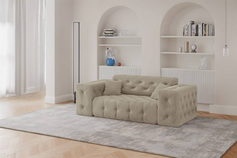 Fun Möbel 2-Sitzer Designersofa CHANTAL in Stoff Moly, inkl. 2 Zierkissen Fun Möbel 2-Sitzer Designersofa CHANTAL in Stoff Moly, inkl. 2 Zierkissen von Fun Möbel