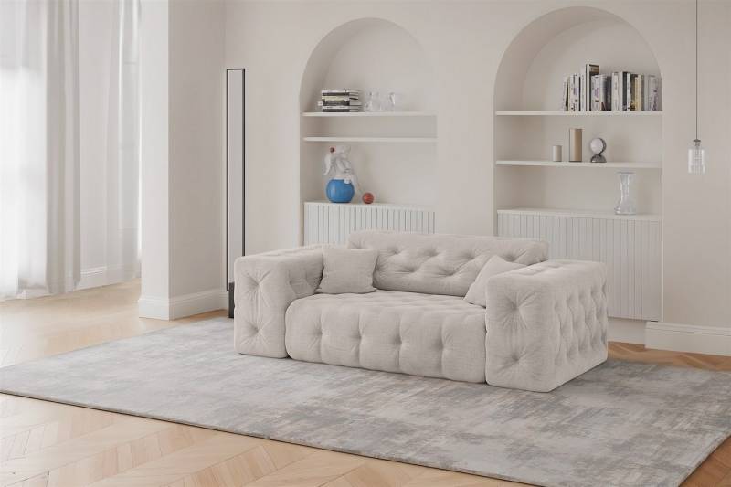 Fun Möbel 2-Sitzer Designersofa CHANTAL in Stoff Moly, inkl. 2 Zierkissen Fun Möbel 2-Sitzer Designersofa CHANTAL in Stoff Moly, inkl. 2 Zierkissen von Fun Möbel