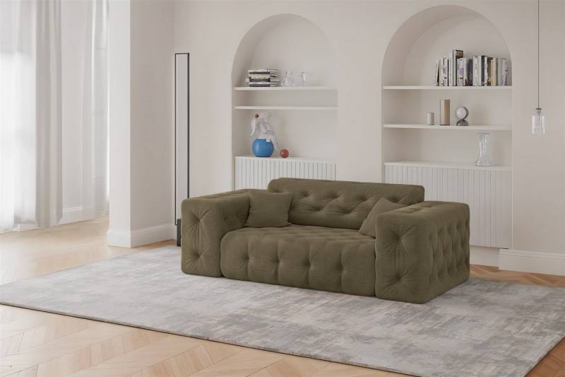 Fun Möbel 2-Sitzer Designersofa CHANTAL in Stoff Moly, inkl. 2 Zierkissen Fun Möbel 2-Sitzer Designersofa CHANTAL in Stoff Moly, inkl. 2 Zierkissen von Fun Möbel