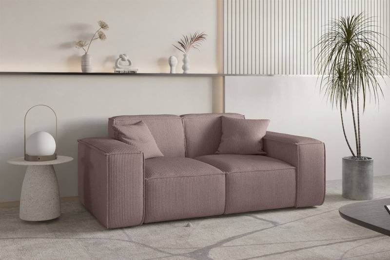 Fun Möbel 2-Sitzer Sofa Designersofa CELES PREMIUM in Stoff Scala, Auch als Set erhältlich von Fun Möbel